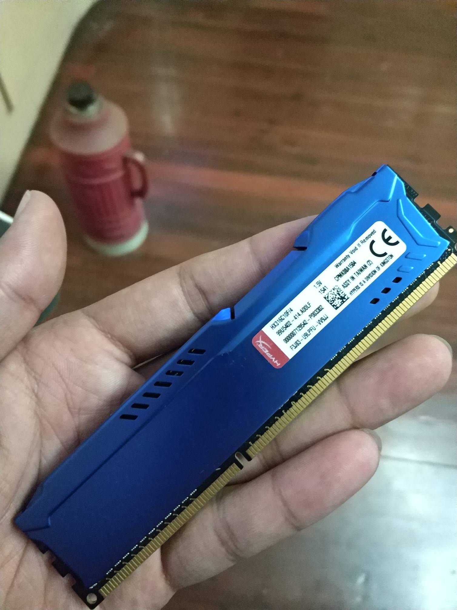 金士顿(kingston)骇客神条 fury系列 ddr3 1600 4gb台式机内存(hx316c