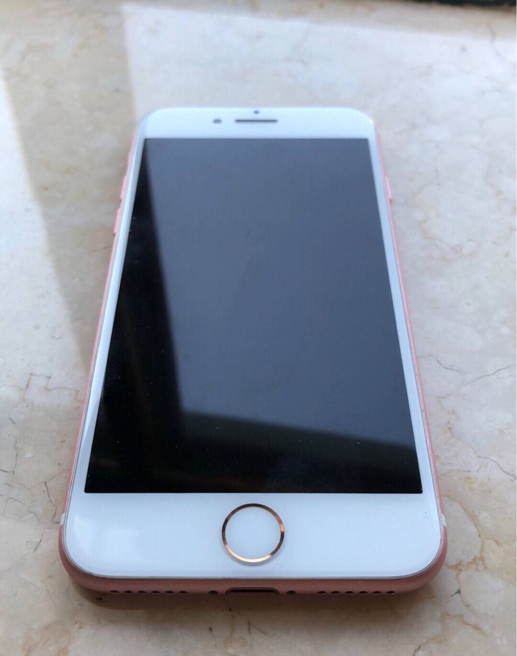 出自用苹果7 128g玫瑰金