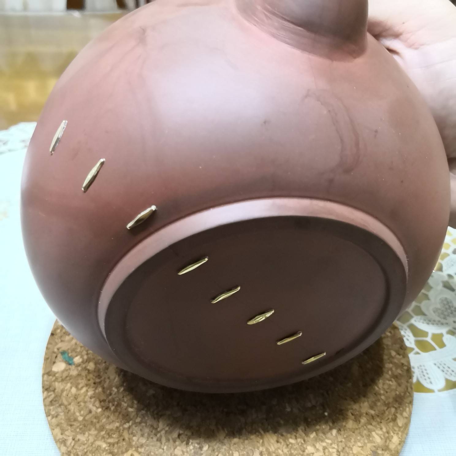 锔瓷——坭兴老壶修补