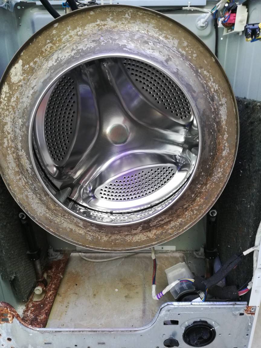 滚筒洗衣机拆洗