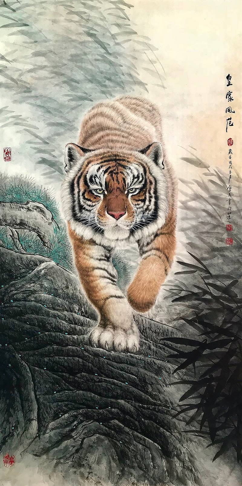 名朝公关#分享艺术#中国画家胡爱民