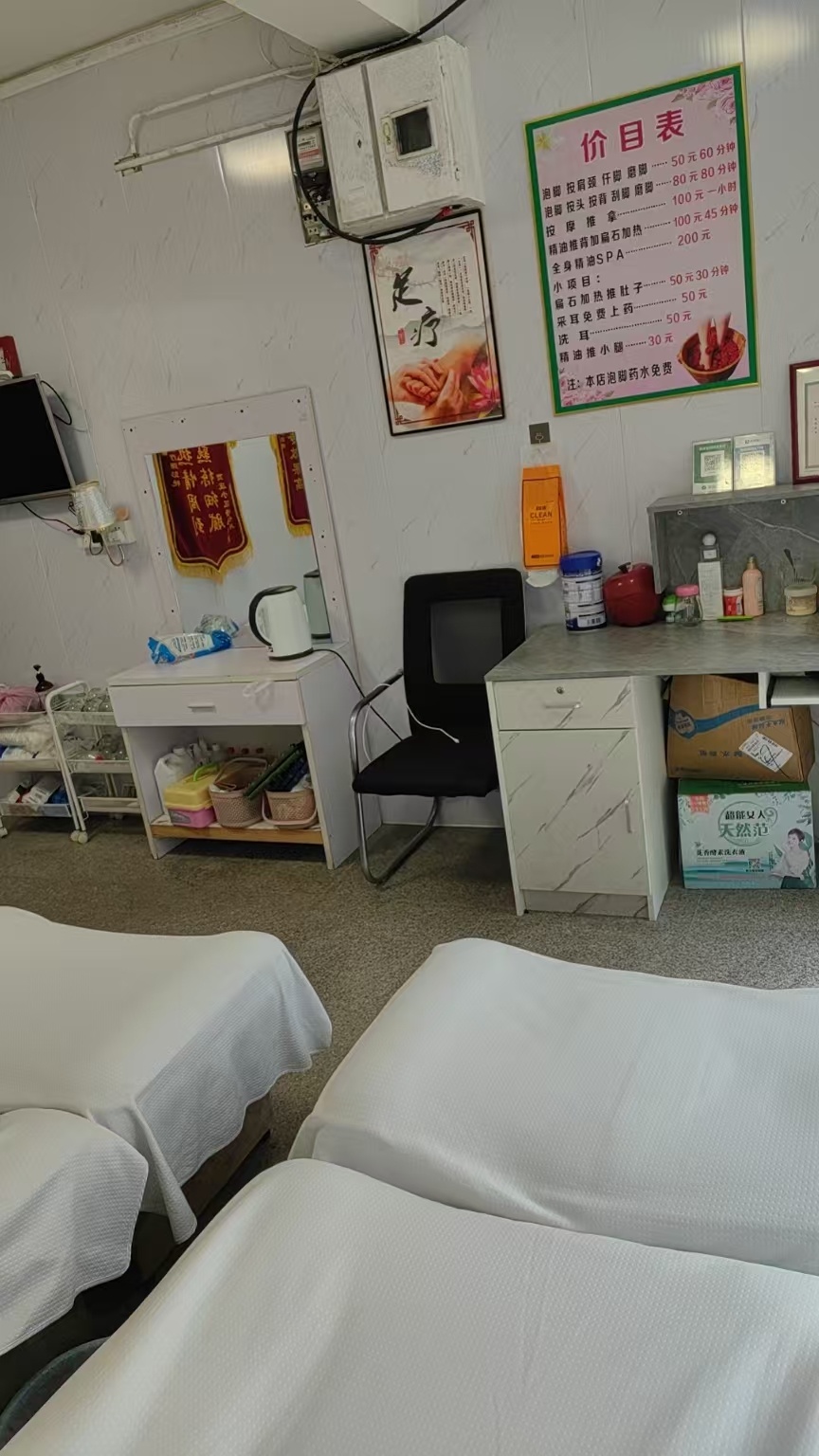 步行街附近临街足疗养生馆转让